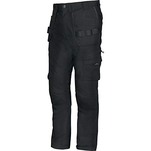 Texstar FP35 Herren Service Stretch Tasche Hose, Größe W34/L34, Schwarz von Texstar