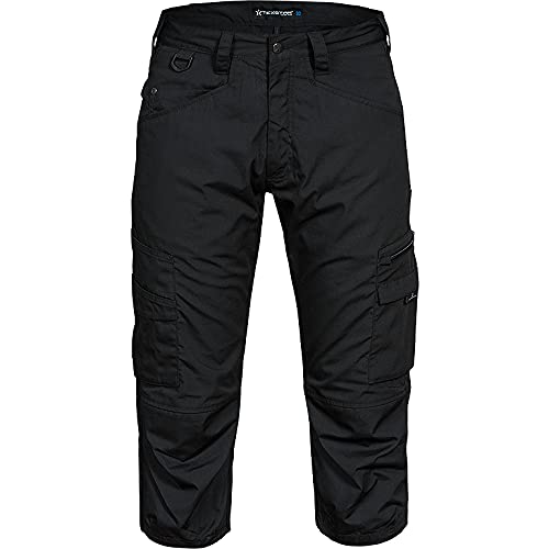 Texstar FS10 Unisex Funktions Leichte 3/4 Hose, Größe W26, Schwarz von Texstar