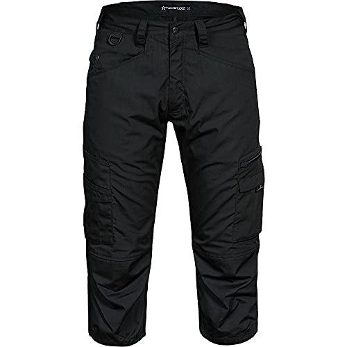 Texstar FS10 Unisex Funktions Leichte 3/4 Hose, Größe W36, Schwarz von Texstar