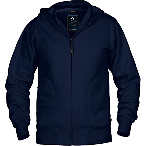 Texstar HC03 Herren Kapuze Cardigan, Größe L, Marine von Texstar