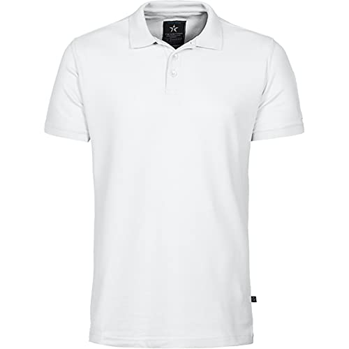 Texstar PS04 Herren Pikee Hemd, Größe 4XL, Weiß von Texstar