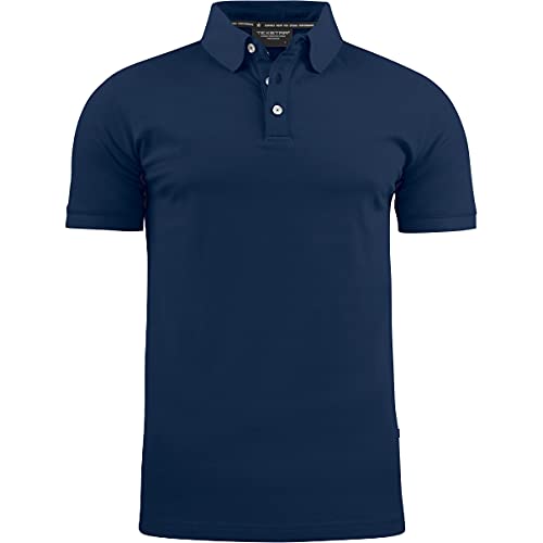 Texstar PS11 Herren Stretch Pikee Hemd, Größe L, Marine von Texstar