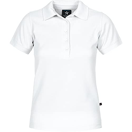 Texstar PSW4 Damen Pikee Hemd mit Ärmeltasche, Größe L, Weiß von Texstar