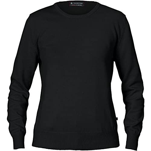 Texstar PW05 Damen Rundhals Pullover, Größe XS, Schwarz Texstar PW05 Damen Rundhals Pullover, Größe XS, Schwarz von Texstar