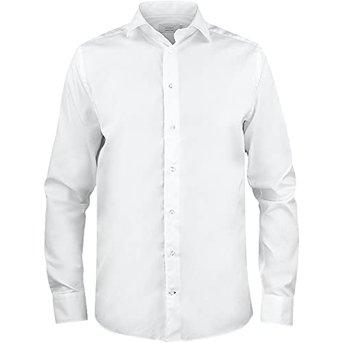 Texstar SH26 Herren Contemporary Hemd, Größe L, Weiß von Texstar