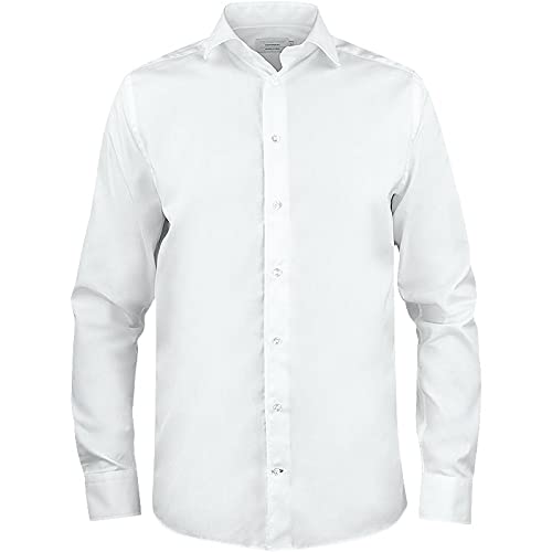 Texstar SH26 Herren Contemporary Hemd, Größe XL, Weiß von Texstar