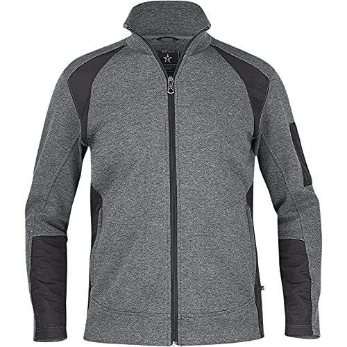 Texstar SW09 Herren Crew Cardigan, Größe 2XL, Anthrazit von Texstar