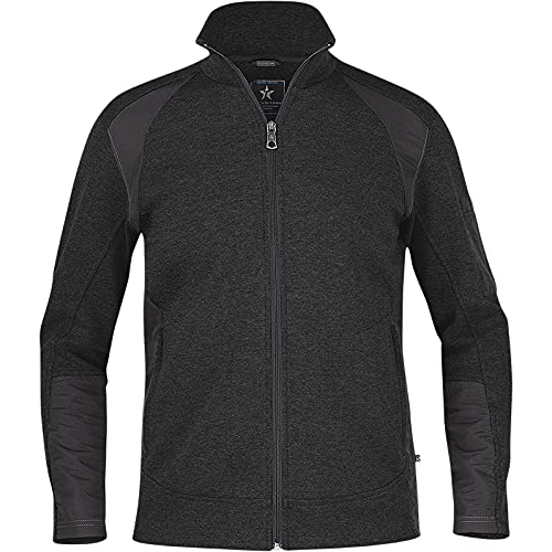 Texstar SW09 Herren Crew Cardigan, Größe XL, Schwarz von Texstar