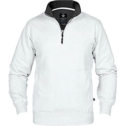 Texstar SW14 Unisex Crew T-Ausschnitt Sweatshirt, Größe L, Weiß von Texstar