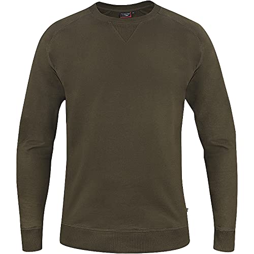 Texstar SW17 Unisex Crew Ausschnitt Sweatshirt, Größe 2XL, Grün von Texstar