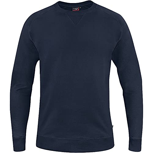 Texstar SW17 Unisex Crew Ausschnitt Sweatshirt, Größe 4XL, Marine von Texstar