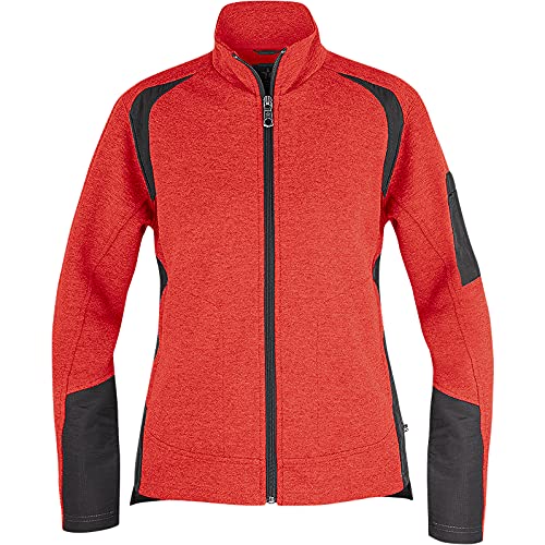 Texstar SWW9 Damen Crew Cardigan, Größe XS, Rot von Texstar