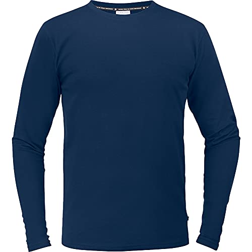 Texstar TS17 Herren Langärmeliges Stretch T-Hemd, Größe 3XL, Marine von Texstar