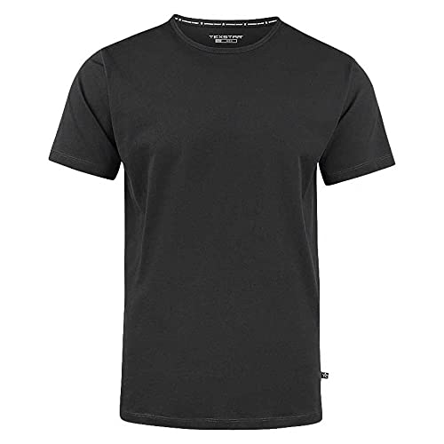 Texstar TS21 Herren Eco Fusion T-Hemd, Größe 5XL, Schwarz von Texstar