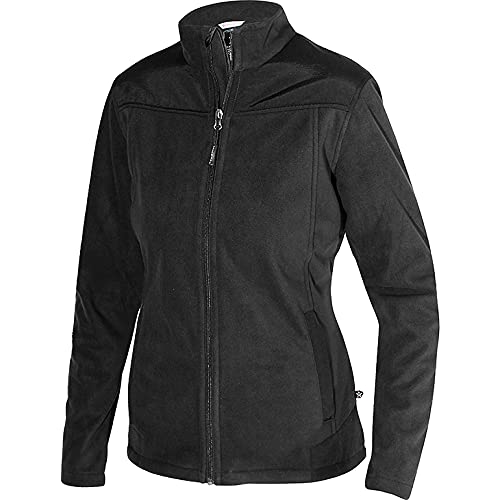 Texstar WJ46 Damen Stretch Fleece Jacke, Größe L, Schwarz von Texstar