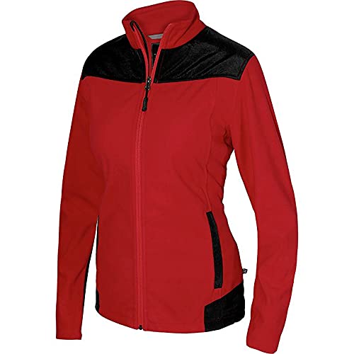 Texstar WJ46 Damen Stretch Fleece Jacke, Größe XS, Rot von Texstar