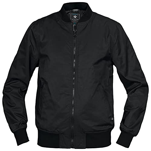 Texstar WJ63 Damen Bomber Jacke, Größe XL, Schwarz von Texstar