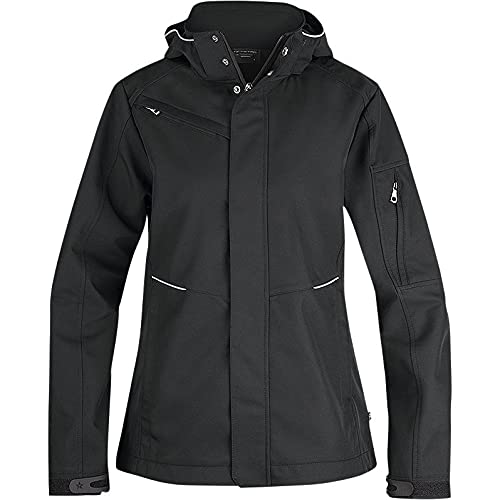 Texstar WJ80 Damen 3L Softshell Jacke, Größe 2XL, Schwarz von Texstar
