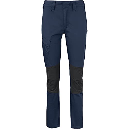 Texstar WP43 Damen Tech Stretch Hose, Größe W26/L30, Marine/Schwarz von Texstar