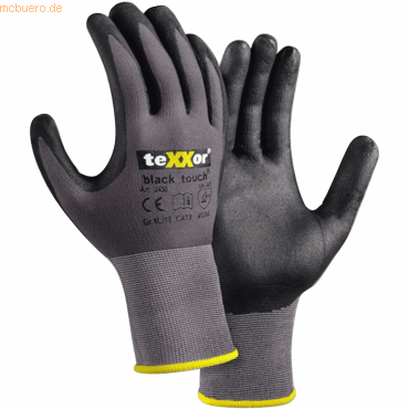 Texxor Handschuh black touch 2450-7 grau/schwarz Gr. 7 Texxor Handschuh black touch 2450-7 grau/schwarz Gr. 7 von Texxor