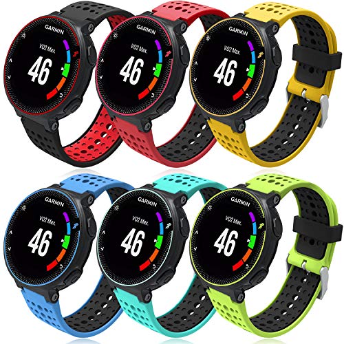 Th-some Armband für Garmin Forerunner 235, kompatibel mit Forerunner 735XT, Ersatzarmband aus weichem Silikon, für Forerunner 220, 230, 620, 630 und 735XT Smartwatch von Th-some