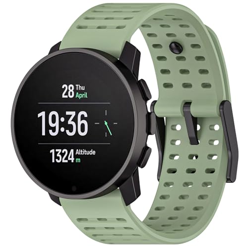 Th-some Armband für Suunto 9 Peak Pro/Suunto 9 Peak Ersatzarmband, 22MM Weiches Silikon Sport Replacement Band für Suunto 5 Peak, Uhrenarmbänd kompatibel mit Suunto Vertical von Th-some
