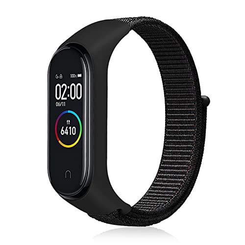 Th-some Armband für Xiaomi Mi Band 7/Mi Band 6/Mi Band 5, Nylon Uhrenarmband Verstellbares Sport Ersatzarmbänd Kompatibel mit Xiaomi Mi Band 6/Mi Band 5/Mi Band 7/Amazfit Band 5 von Th-some