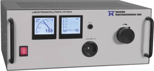 Thalheimer LTS 602-K Labor-Trenntrafo einstellbar 500 VA Anzahl Ausgänge: 1 x 2 - 250 V/AC von Thalheimer