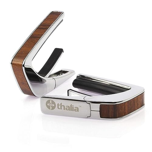 Thalia Exotic Wood Series Kapodaster mit Chrom-Finish und Santos Palisander Einlagen Thalia Exotic Wood Series Kapodaster mit Chrom-Finish und Santos Palisander Einlagen von Thalia