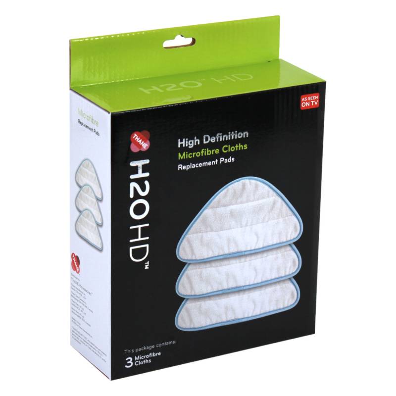 Thane H2O HD Mikrofasertücher Mikrofastertuch 3er Set für Dampfreiniger H20 HD von Thane