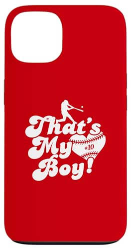 Custom Das ist mein Junge #10 Trikot Baseball Mama Baseball Papa Hülle für iPhone 13 Custom Das ist mein Junge #10 Trikot Baseball Mama Baseball Papa Hülle für iPhone 13 von That's My Boy Baseball Number Jersey Favorites