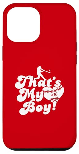 Custom Das ist mein Junge #16 Trikot Baseball Mama Baseball Papa Hülle für iPhone 12 Pro Max Custom Das ist mein Junge #16 Trikot Baseball Mama Baseball Papa Hülle für iPhone 12 Pro Max von That's My Boy Baseball Number Jersey Favorites