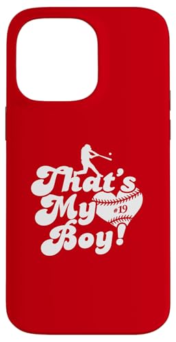Custom Das ist mein Junge #19 Trikot Baseball Mama Baseball Papa Hülle für iPhone 14 Pro Max Custom Das ist mein Junge #19 Trikot Baseball Mama Baseball Papa Hülle für iPhone 14 Pro Max von That's My Boy Baseball Number Jersey Favorites