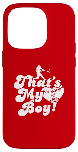 Custom Das ist mein Junge #2 Baseball-Herz-Baseball Mama Papa Hülle für iPhone 14 Pro Custom Das ist mein Junge #2 Baseball-Herz-Baseball Mama Papa Hülle für iPhone 14 Pro von That's My Boy Baseball Number Jersey Favorites