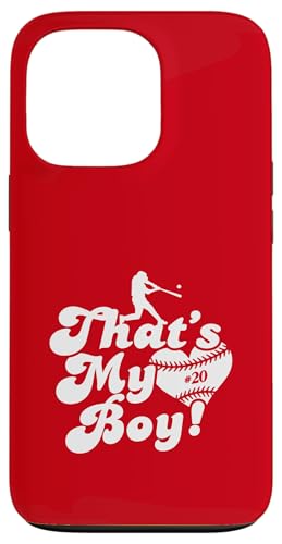Custom Das ist mein Junge #20 Trikot Baseball Mama Baseball Papa Hülle für iPhone 13 Pro Custom Das ist mein Junge #20 Trikot Baseball Mama Baseball Papa Hülle für iPhone 13 Pro von That's My Boy Baseball Number Jersey Favorites