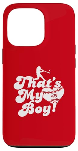 Custom Das ist mein Junge #29 Trikot Baseball Mama Baseball Papa Hülle für iPhone 13 Pro Custom Das ist mein Junge #29 Trikot Baseball Mama Baseball Papa Hülle für iPhone 13 Pro von That's My Boy Baseball Number Jersey Favorites