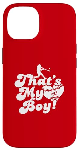 Custom Das ist mein Junge #32 Trikot Baseball Mama Baseball Papa Hülle für iPhone 14 Custom Das ist mein Junge #32 Trikot Baseball Mama Baseball Papa Hülle für iPhone 14 von That's My Boy Baseball Number Jersey Favorites