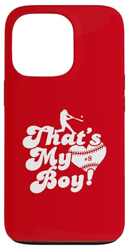 Custom Das ist mein Junge #8 Trikot Baseball Mama Baseball Papa Hülle für iPhone 13 Pro Custom Das ist mein Junge #8 Trikot Baseball Mama Baseball Papa Hülle für iPhone 13 Pro von That's My Boy Baseball Number Jersey Favorites