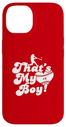 Custom Das ist mein Junge #8 Trikot Baseball Mama Baseball Papa Hülle für iPhone 14 Custom Das ist mein Junge #8 Trikot Baseball Mama Baseball Papa Hülle für iPhone 14 von That's My Boy Baseball Number Jersey Favorites
