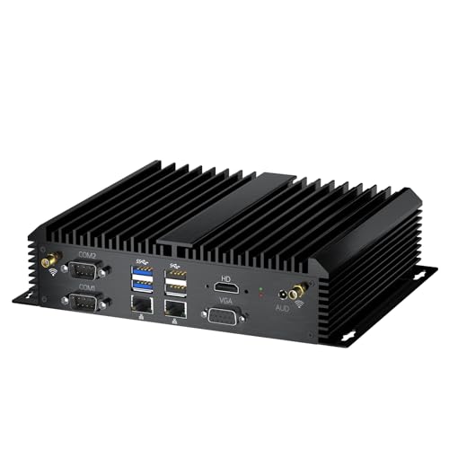 Thdeukoty Lüfterlose Mini PC, Industrie Desktop Computer Windows 10 Pro, HTPC i3-8130U bis 3.4Ghz, 8G DDR4 RAM 512G SSD/COM/USB 3.0/4K/HDMI/VGA/2.5G LAN/WIFI6/BT 5.1/Full Metal Case/Auto Power On Thdeukoty Lüfterlose Mini PC, Industrie Desktop Computer Windows 10 Pro, HTPC i3-8130U bis 3.4Ghz, 8G DDR4 RAM 512G SSD/COM/USB 3.0/4K/HDMI/VGA/2.5G LAN/WIFI6/BT 5.1/Full Metal Case/Auto Power On von Thdeukoty