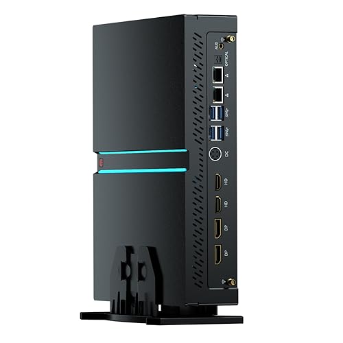 Thdeukoty Mini Gaming PC i9-13900F mit GeForce RTX4060Ti, Mini Game Desktop Computer 16G DDR5 RAM 1T SSD, Windows 11 Pro, WiFi6E BT5.3, Optisch, 1* HDMI 3* DP, 8K, Vier Displays für Gaming/Design von Thdeukoty