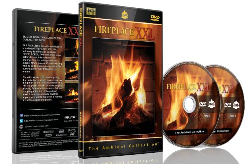 Kaminfeuer DVD - Kaminfeuer XXL – 2 DVD Set mit extra langen Kaminfeuern und dem Knistern von brennendem Holz von The Ambient Collection