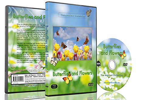 Natur DVD - Schmetterlinge und Blumen mit entspannenden Naturgeräuschen von The Ambient Collection