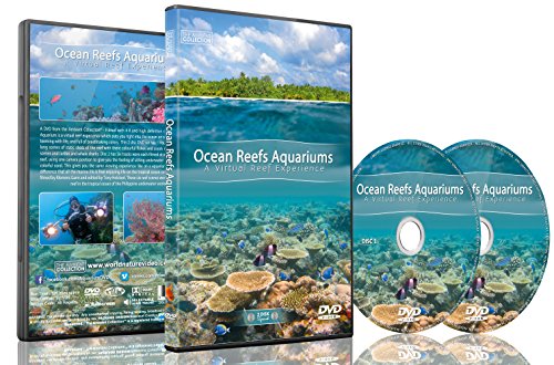 Natur und Ozean DVD - 2 DVD Set Riff-Aquarien des Ozeans - Ein entspannendes virtuelles Erlebnis in der Unterwasserwelt von The Ambient Collection