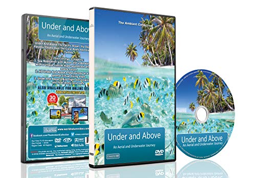 Ozean und Unterwasser DVD - Unter und über dem Pazifischen Ozean - Fliegen Sie über tropische Paradiese - Rudern Sie über Korallenriffe und tauchen Sie mit Schildkröten von The Ambient Collection