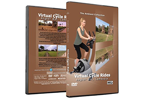 Virtuelle Fahrradtouren DVD - Angkor Wat, Kambodscha - für Indoor Radfahren, Laufband und Jogging Workouts von The Ambient Collection