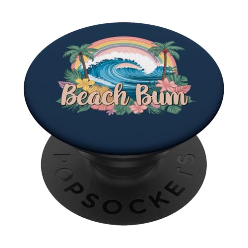 Beach Bum Tropical PopSockets Klebender PopGrip von The Aqua Cottage