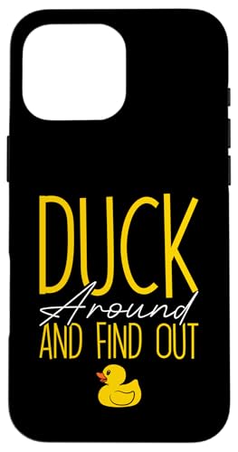 Lustige Ente Hülle für iPhone 16 Pro Max Lustige Ente Hülle für iPhone 16 Pro Max von The Aqua Cottage