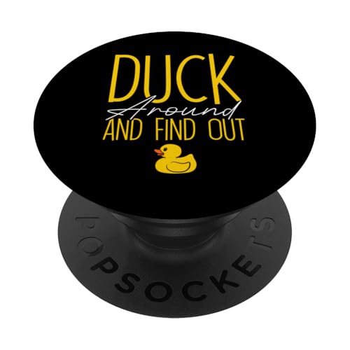 Lustige Ente PopSockets Klebender PopGrip von The Aqua Cottage