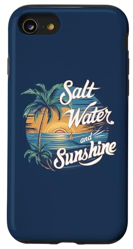 Salzwasser und Sonnenschein Hülle für iPhone SE (2020) / 7 / 8 von The Aqua Cottage